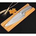 XITUO Knife Set 4 pcs Stainless steel portable chef knife Filleting Paring Santoku Slicing Steak Utility Kitchen Cleaver Knives