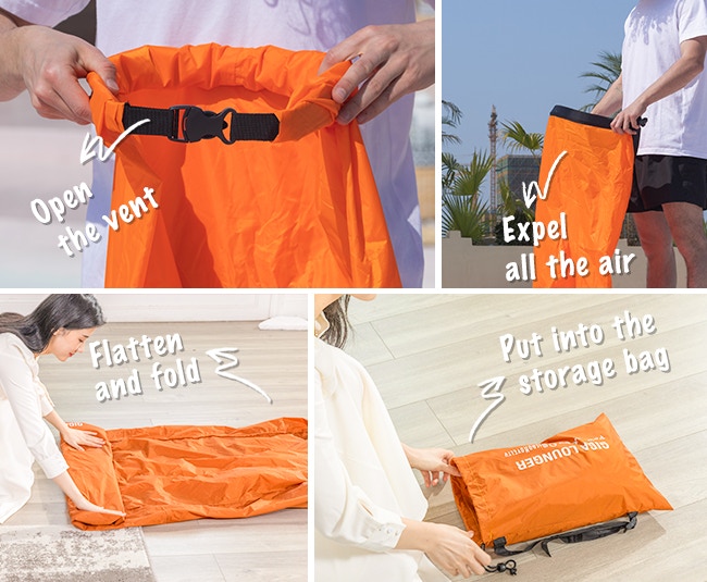 Giga Lounger - MQC001 One-key Automatic Bed in Crowdfunding: The Inflatable Mattress With Integrated Pump And Power-Bank
