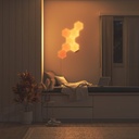 Nanoleaf  - NL52-K-7002HB-7PK Elements Hexagons Starter Kit Birchwood - Smart WiFi LED Panel System w/ Music Visualizer - 7 Pack