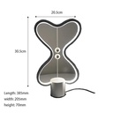 Balance LED Table Lamp Smart Lampara Magnetic Mid-air Switch USB Creative Bedroom Bedside Night Light Double Heart Colorful Gift
