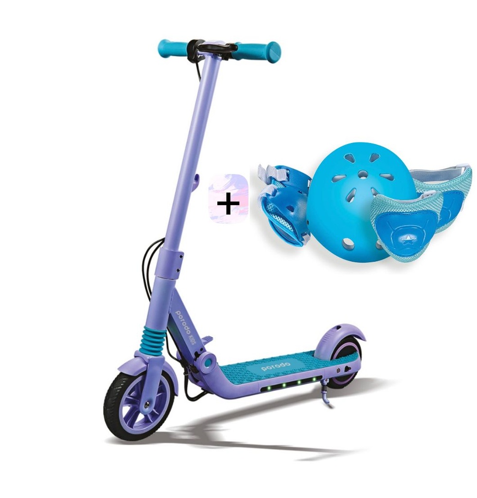 Porodo Lifestyle Electric Kids Scooter 200W With Helmet