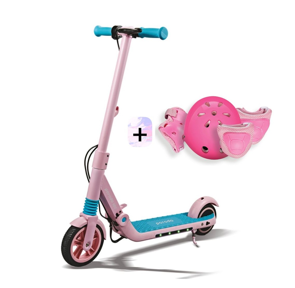 Porodo Lifestyle Electric Kids Scooter 200W With Helmet