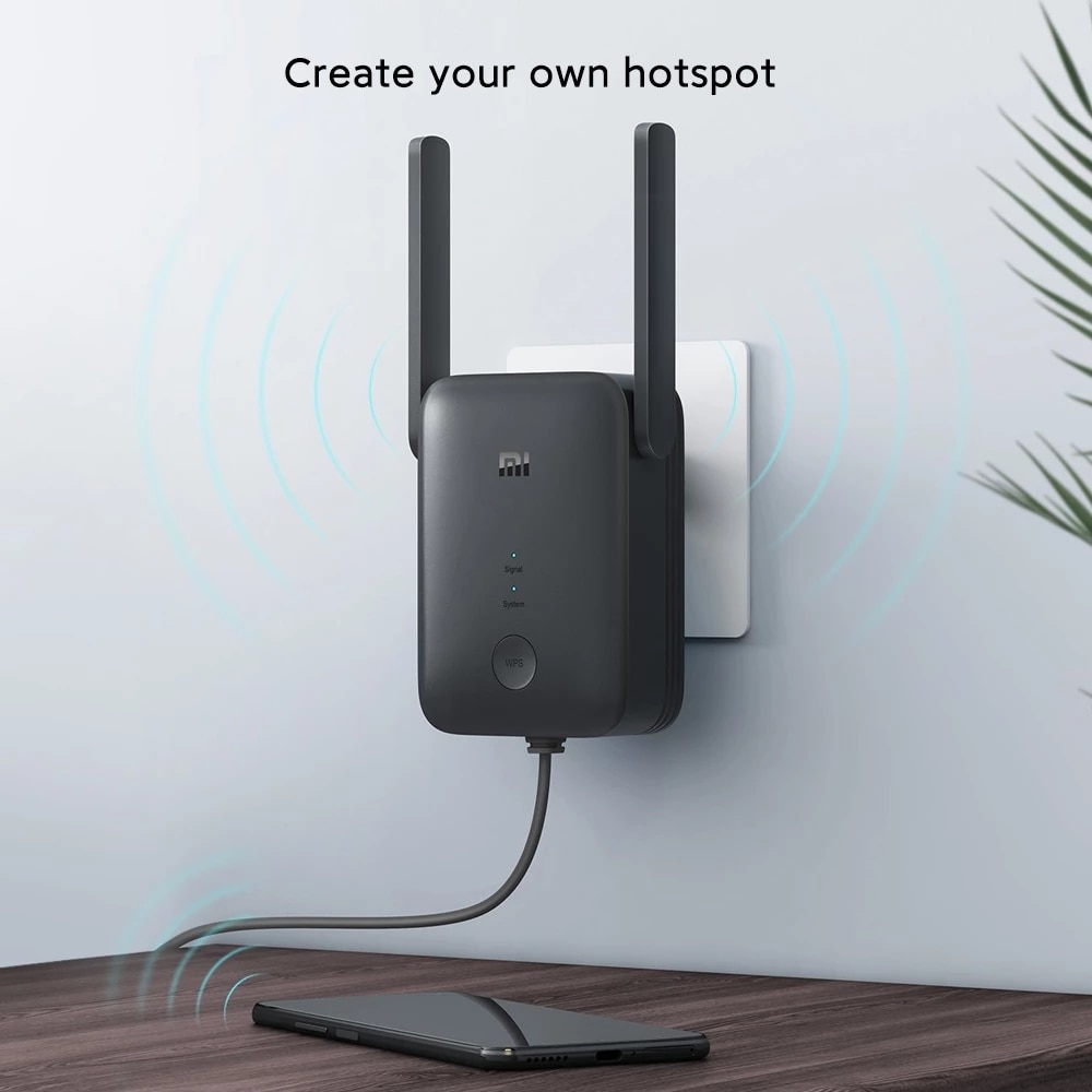 Xiaomi Mi WiFi Range Extender AC1200 Dual Band Wireless Speed 867Mbps + 300Mbps | RC04 |