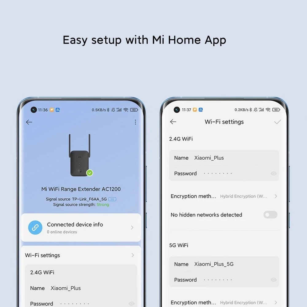 Xiaomi Mi WiFi Range Extender AC1200 Dual Band Wireless Speed 867Mbps + 300Mbps | RC04 |