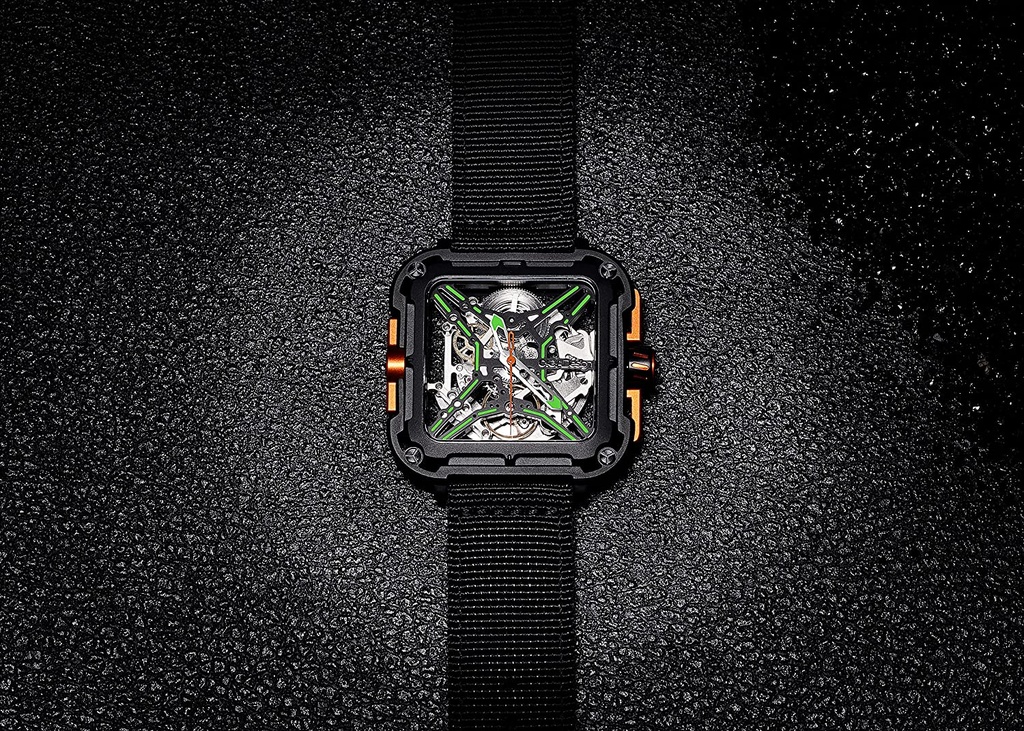 Ciga Design Mechanical Watch X Series - X011-BLOG-W25BK (Gorilla Orange)