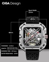 Ciga Design Mechanical Watch X Series - X011-SISI-W25BK (Gorilla Silver)