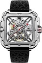 Ciga Design Mechanical Watch X Series - X011-SISI-W25BK (Gorilla Silver)
