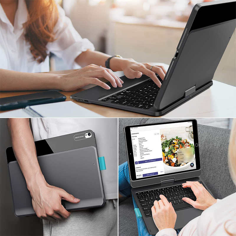 WiWU Waltz Rotating Magic Smart Keyboard Case for IPad