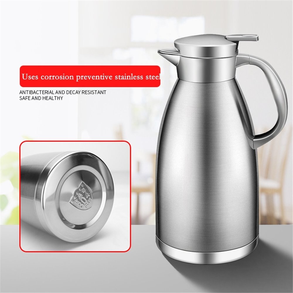 Double Walled Stainless Steel Thermal Kettle / Flask 1.8L