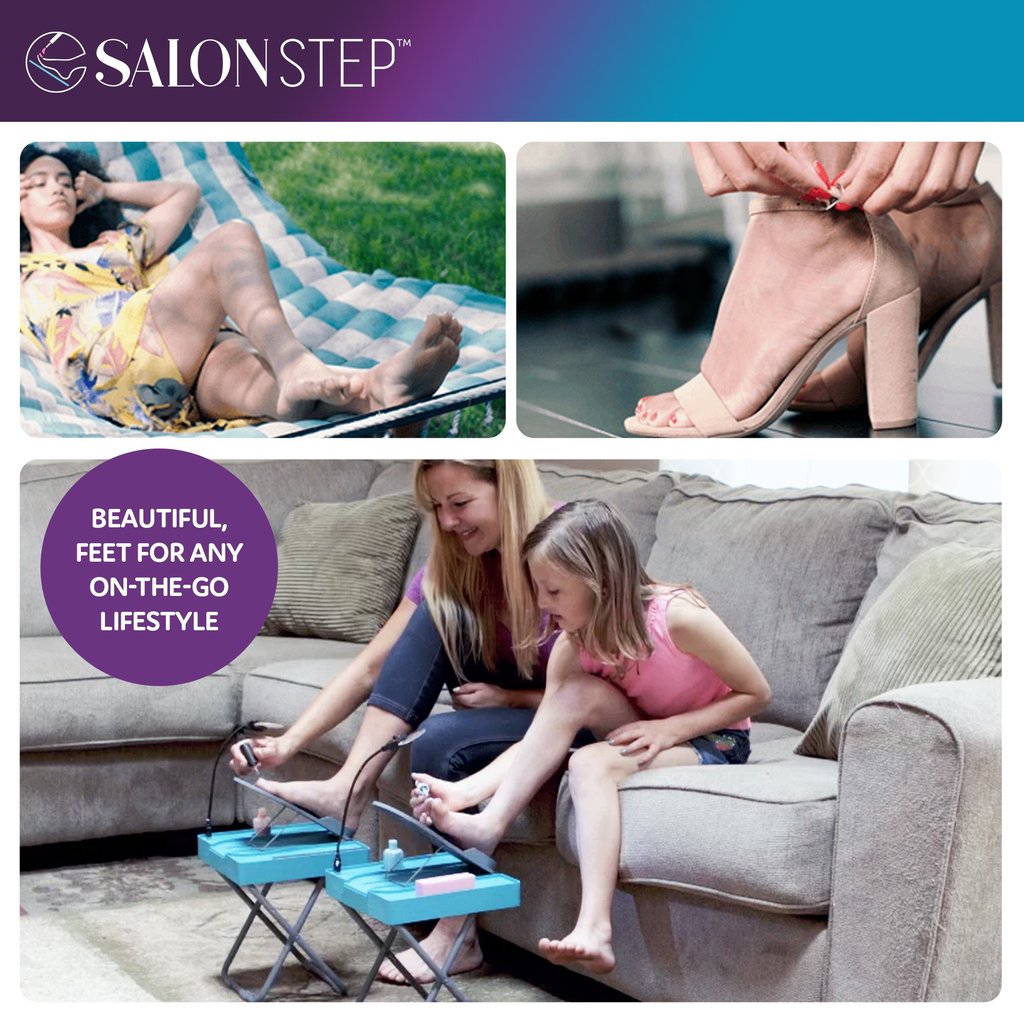 Salon Step Basic - The Beauty Footrest for Easy At-Home Pedicures