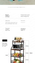 Kitchen Multi-Layer For Microwave And Oven For Vegetable Storage