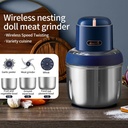 Deerma Household Meat Grinder Blue Model: JR08