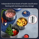 Deerma Household Meat Grinder Blue Model: JR08