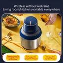 Deerma Household Meat Grinder Blue Model: JR08