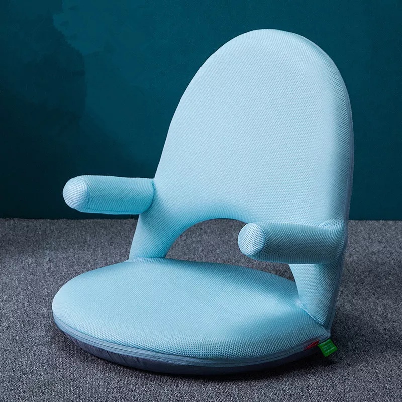Floor Chair Armchair Adjustable Foldable Meditation Seating Multi-angle 42 Degree Recliner for Video-Gaming Reading Watching