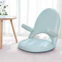 Floor Chair Armchair Adjustable Foldable Meditation Seating Multi-angle 42 Degree Recliner for Video-Gaming Reading Watching