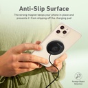 Promate 3 in 1 Ultra-Slim Wireless Charger with 15W Magnetic Charging (Airpods & iPhone) & 2.5W Watch Charger - Model: MagCord-Trio