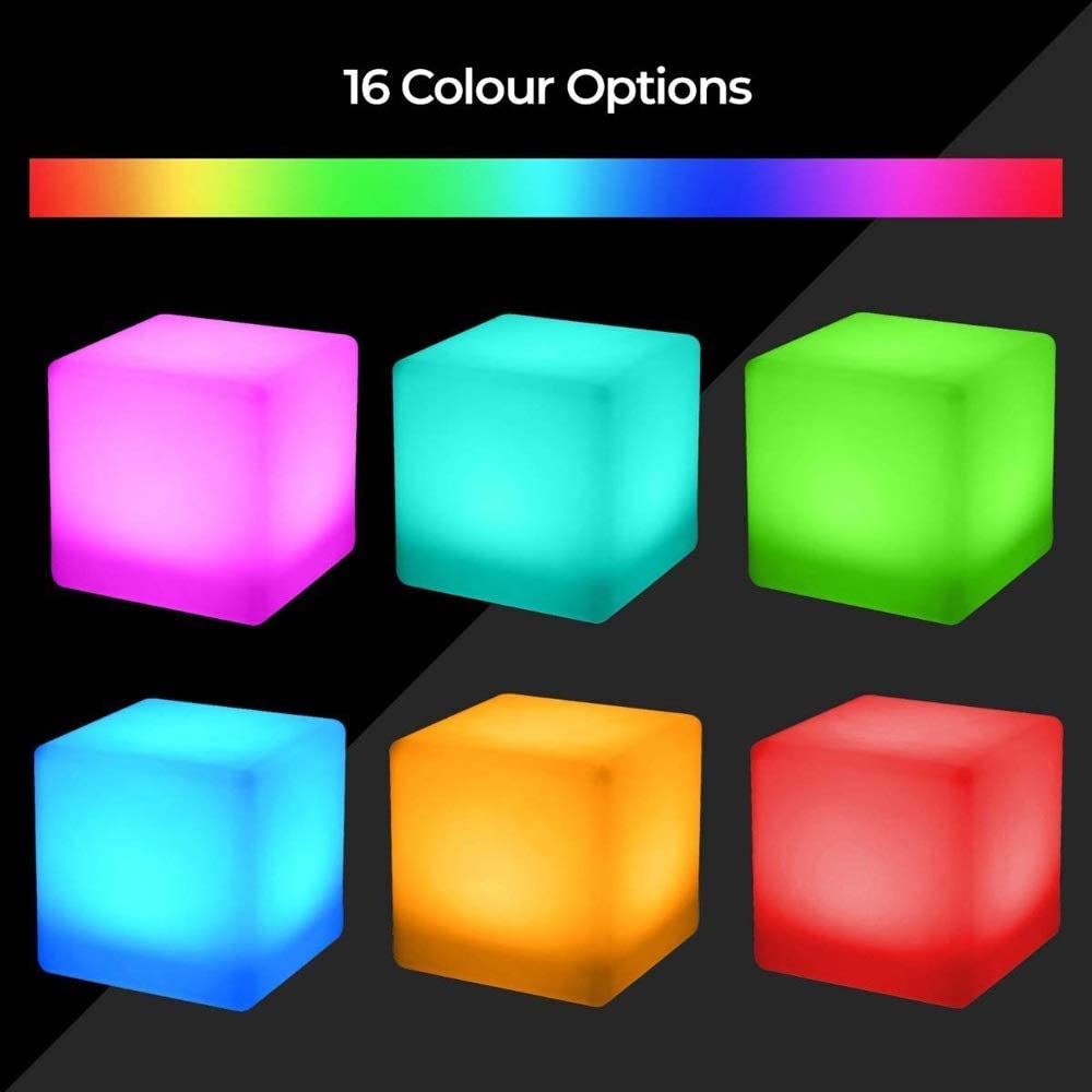 COLORFUL GARDEN LANDSCAPE LED CUBE LIGHTS