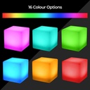 COLORFUL GARDEN LANDSCAPE LED CUBE LIGHTS