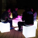 COLORFUL GARDEN LANDSCAPE LED CUBE LIGHTS