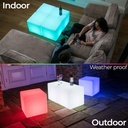 COLORFUL GARDEN LANDSCAPE LED CUBE LIGHTS