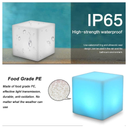 COLORFUL GARDEN LANDSCAPE LED CUBE LIGHTS