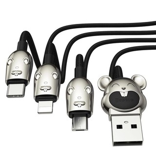 Baseus | CAMLT-MU01 | 3 IN 1 USB | 1.2M | Cable Shape of Three Little Mouse