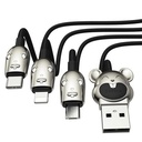 Baseus | CAMLT-MU01 | 3 IN 1 USB | 1.2M | Cable Shape of Three Little Mouse