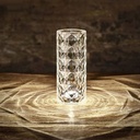 Rose Diamond  | RGB | Table Lamp With Remote Control and | USB | Charging Cable