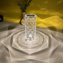 Rose Diamond  | RGB | Table Lamp With Remote Control and | USB | Charging Cable