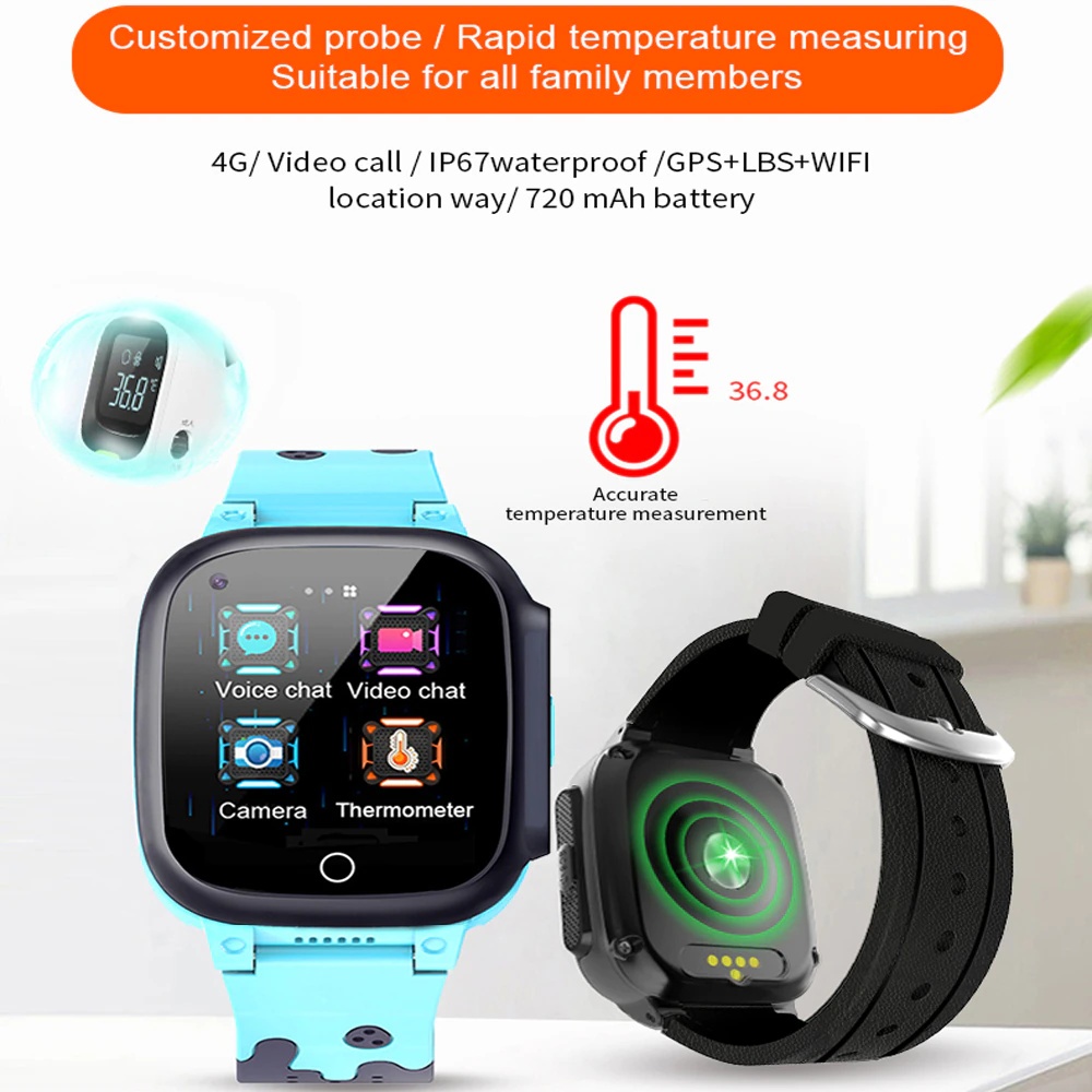 4G LTE KIDS SMART WATCH WITH HD VIDEO CALL CAMERA