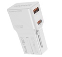 Promate Bundle For iPhone User's 6 in 1 | Lightning Cable 20W | Lightning Connector Mono Earphone | Universal Power-Plug 18W | Car Charger Dual USB 33W | Mage Safe Wireless Power-Bank  22.5W | RFID Blocking Leatherette Travel Organizer