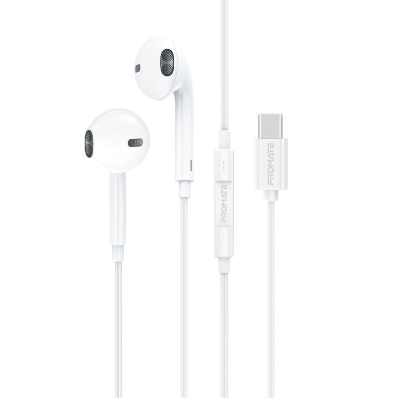 Promate Bundle For Samsung User's 6 in 1 | USB-C To USB-C Data & Charge Cable 60W | USB-C Stereo Earphone | Universal Power-Plug 18W | Car Charger Dual USB 30W | Compact Power-Bank  20,000mAh | RFID Blocking Leatherette Travel Organizer