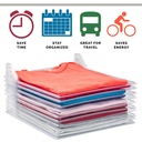 EZSTAX Closet Organizer and Shirt Folder | Regular Size, 10-Pack