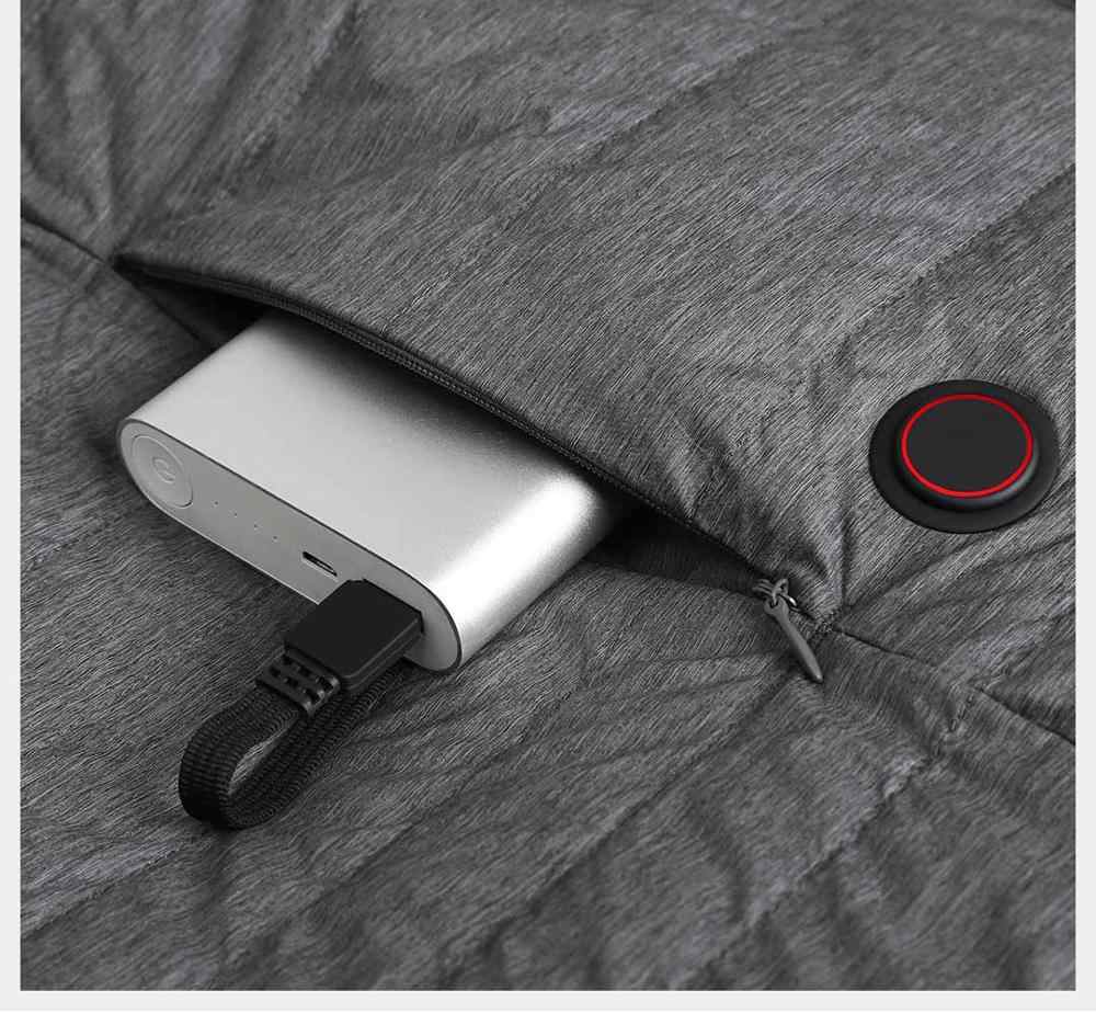 COTTONSMITH Fever Down Vest From Xiaomi Youpin - GREY/BLACK