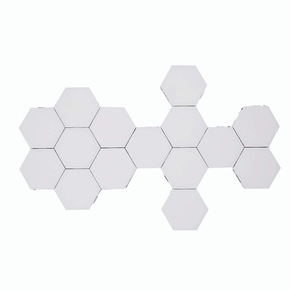 GI LED Touch-Sensitive Hexagonal Wall Lights Modular LED Honeycomb Night Lights Creative Geometry Assembly DIY Modern Wall Lamps Decoration for Bedroom | Gi-818 |