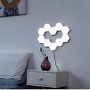 GI LED Touch-Sensitive Hexagonal Wall Lights Modular LED Honeycomb Night Lights Creative Geometry Assembly DIY Modern Wall Lamps Decoration for Bedroom | Gi-818 |