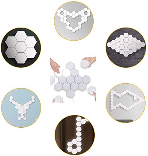 GI LED Touch-Sensitive Hexagonal Wall Lights Modular LED Honeycomb Night Lights Creative Geometry Assembly DIY Modern Wall Lamps Decoration for Bedroom | Gi-818 |