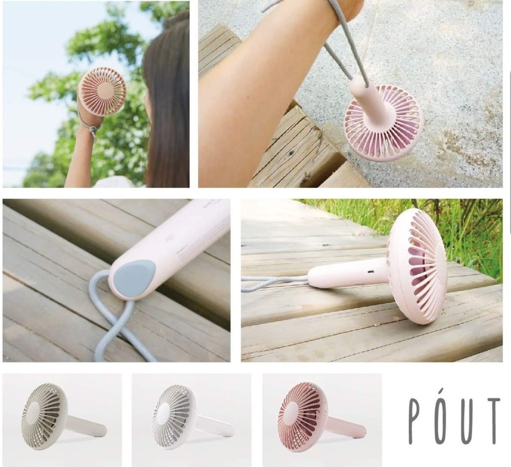 POUT HANDS2 Flower Mini Electric Fan