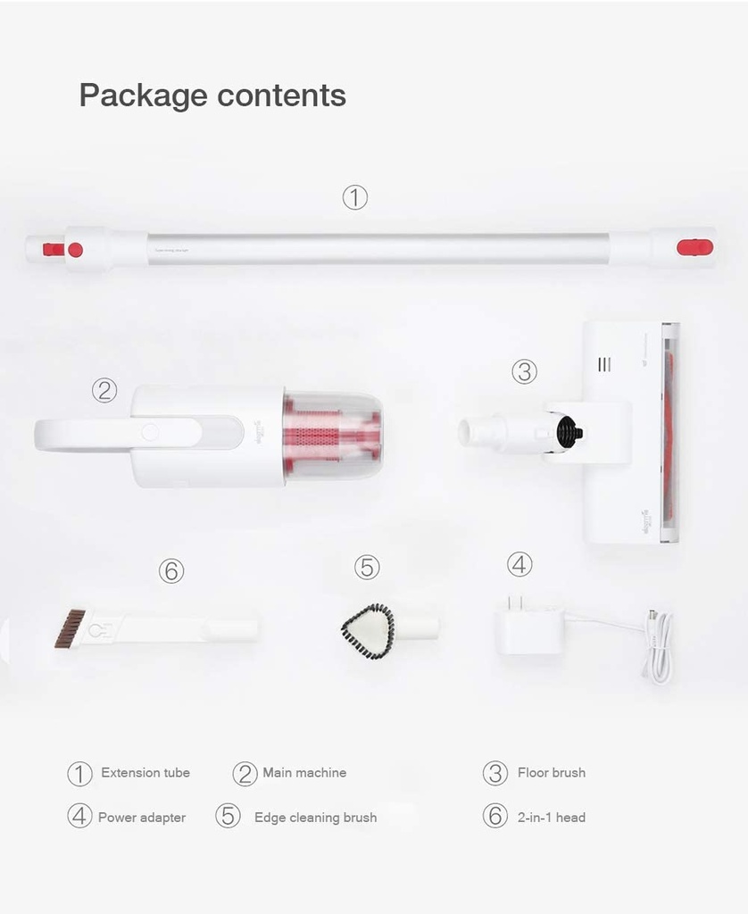 MI Mijia Deerma Wireless Vacuum Cleaner VC20 VC20S Mute Handheld Cordless Stick Aspirator Vacuum Cleaners 5500Pa For Home Car-in ...
