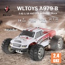 WLtoys Brave Pro Electric RTR A979-B RC Car 2.4G 1/18 Scale 4WD 70km/H High Speed Electric RTR Monster Truck