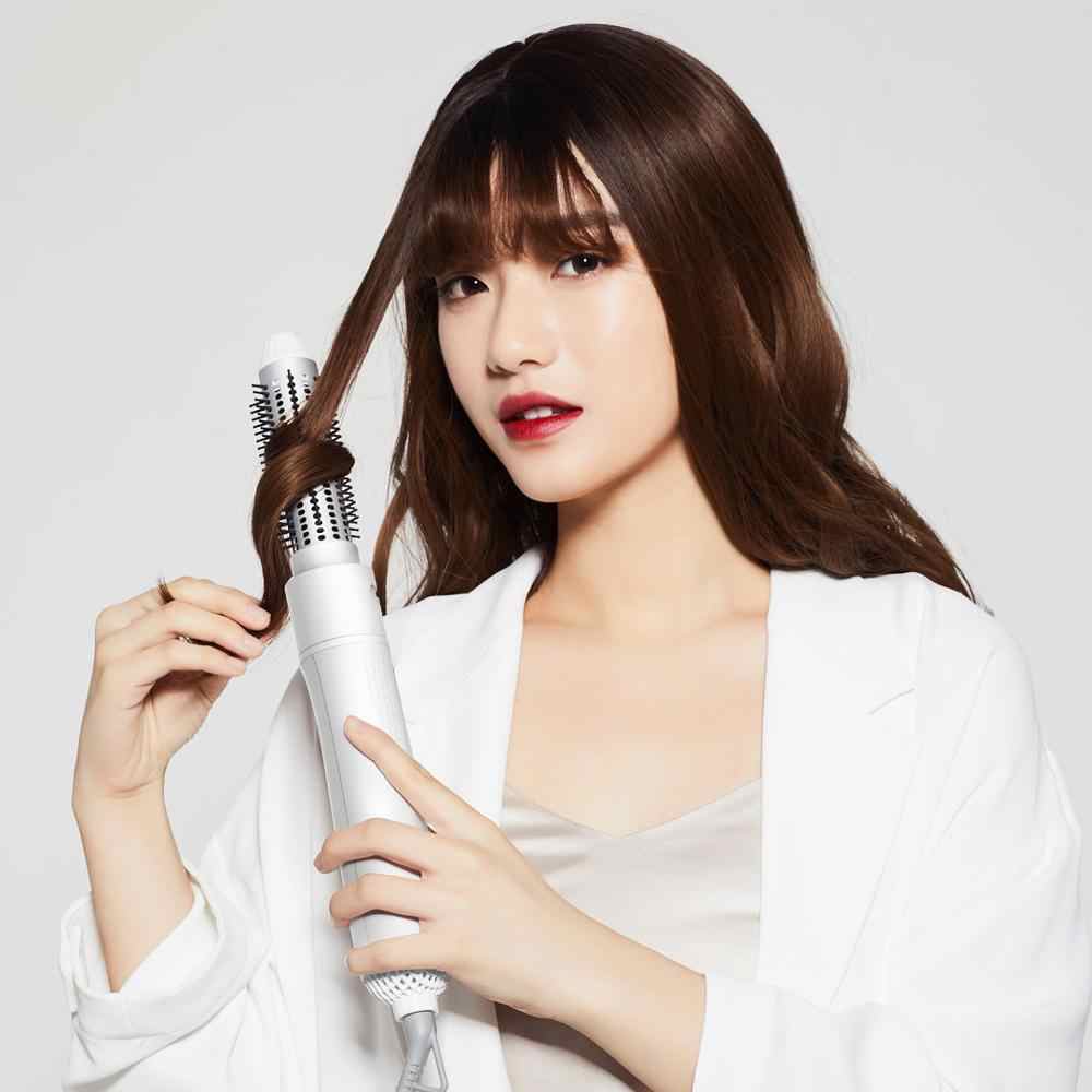 WellSkins WX-FT09 Multifunctional Hot Air Bathroom Comb Negative Ion Hair Care Blowing Hair Curly Hair From Xiaomi Youpin