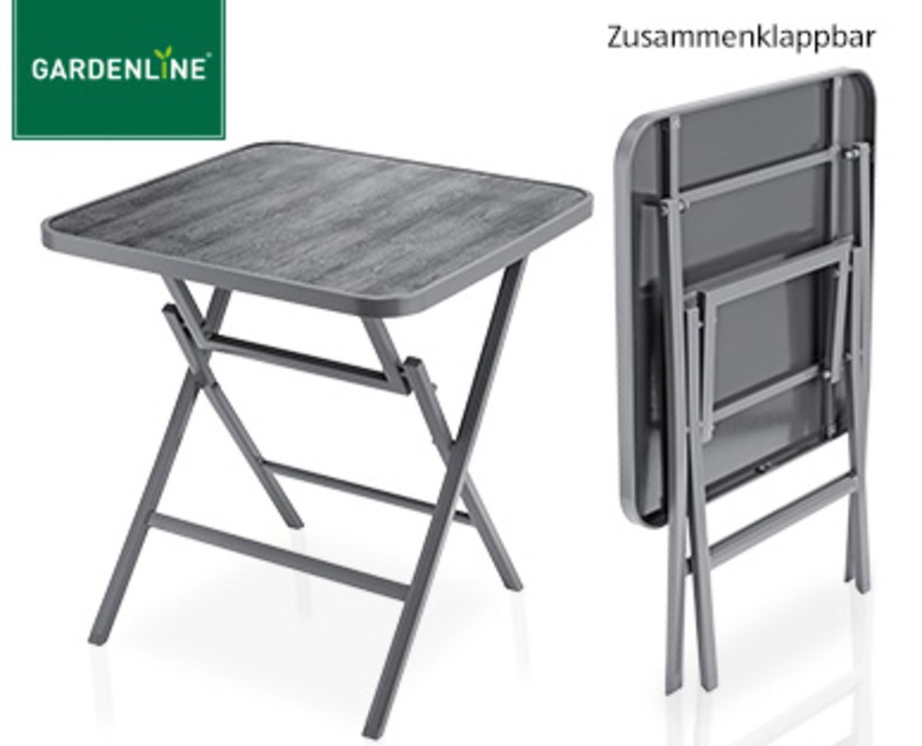 GARDENLINE ® Aluminum Folding Table (only Table)