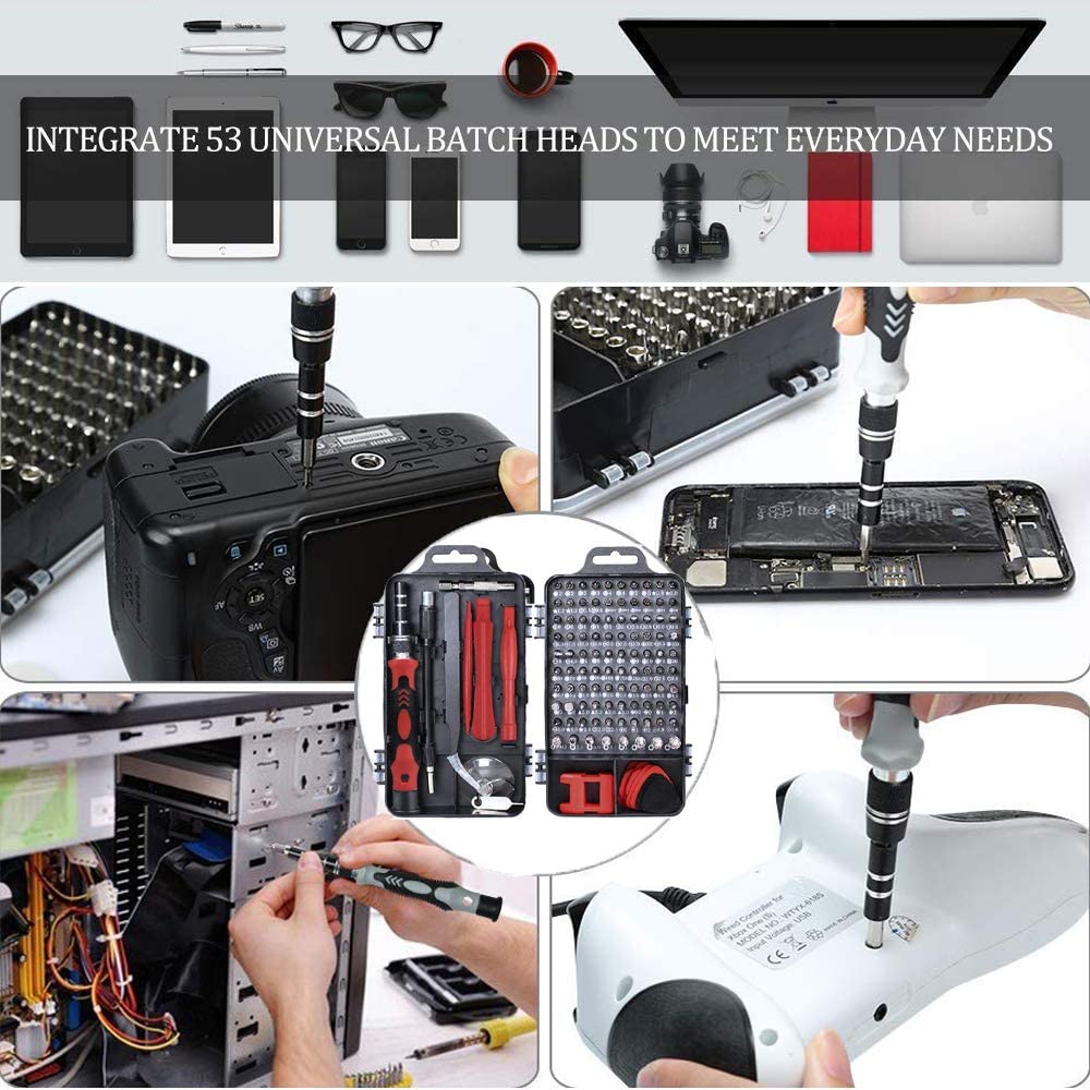 | 115 In 1 | Multi-Function Screwdriver Magnetic Tools Kit Electronic Hand Tool Set