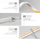 Silicone Neon Flex Waterproof | IP65 - IP67 | LED Flexible Strip | LED | Light Tube | 5 | METER - WHITE