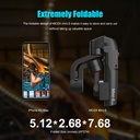 MOZA Mini S Foldable 3-Axis Handheld Gimbal Stabilizer (Black)