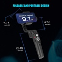 MOZA Mini S Foldable 3-Axis Handheld Gimbal Stabilizer (Black)