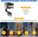 MOZA Mini S Foldable 3-Axis Handheld Gimbal Stabilizer (Black)