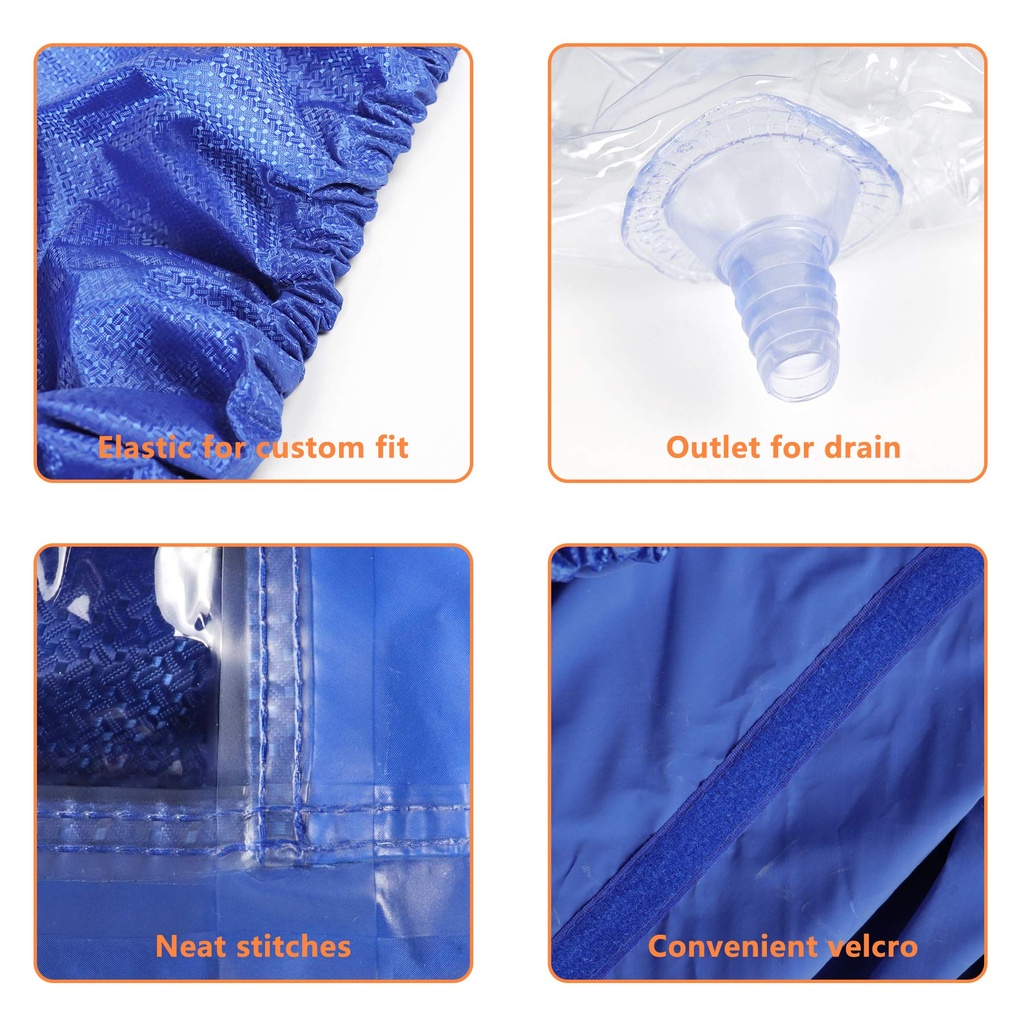 Air conditioning cleaning cover bag