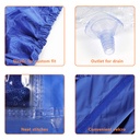 Air conditioning cleaning cover bag